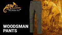Helikon Woodsman Trousers - Taiga Green/Black